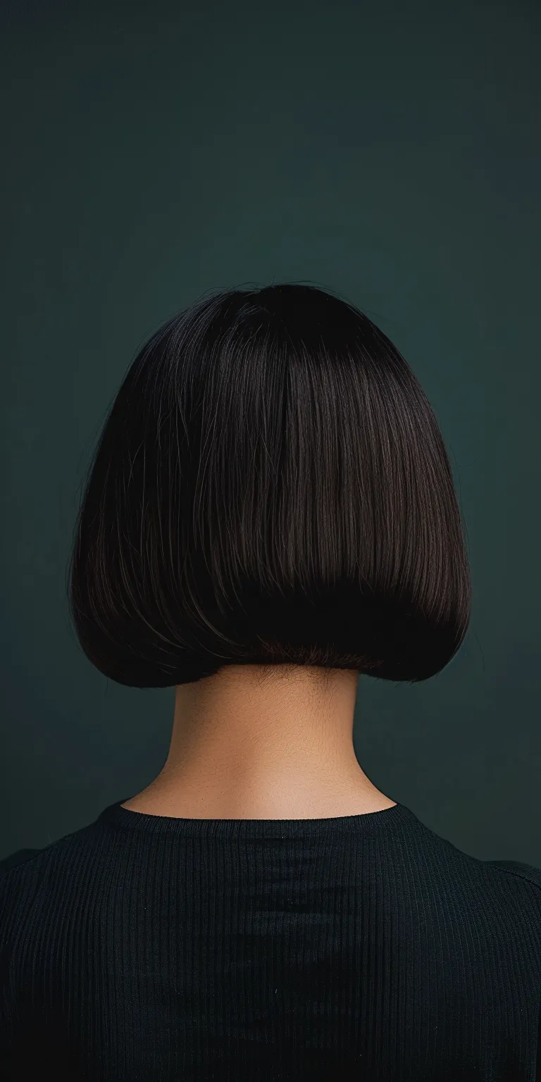 short bob haircuts Asymmetric cut, Bob Short brush Japanese women's hairstyles, Professional cut