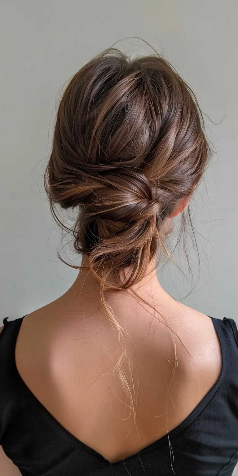 workout hairstyles Updo, French twist, Chignon, braid, Waterfall braids