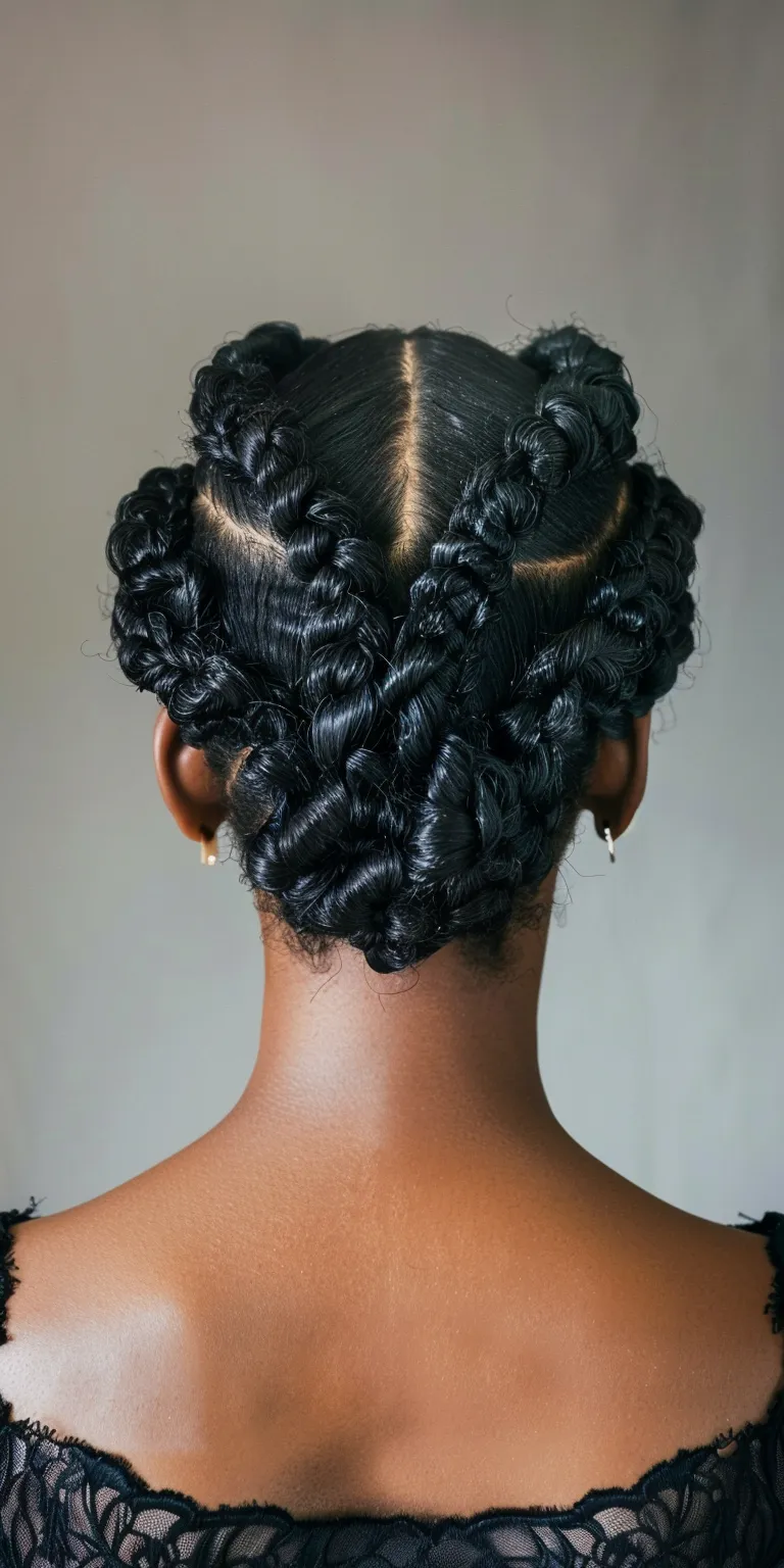 flat twist hairstyles Finger wave, French twist, Waterfall braids, Hair twists, Crochet braids