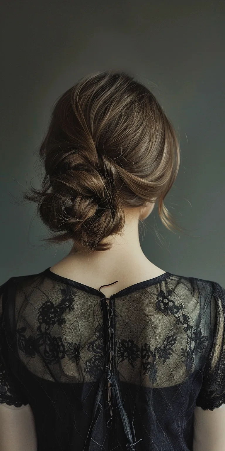 thin hair styles Updo, Chignon, Milkmaid braid, Historical Christian hairstyles, Ringlets