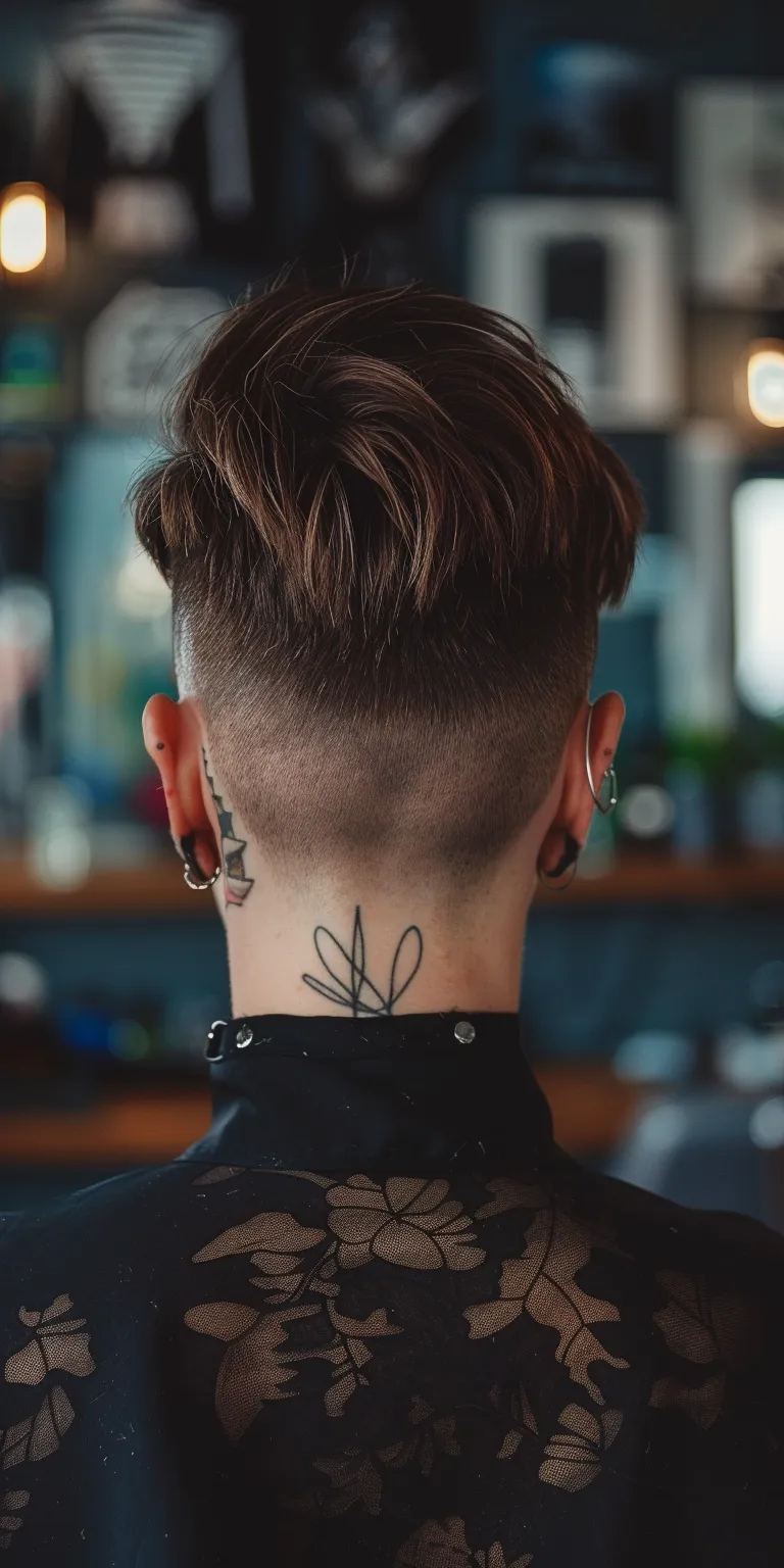 types of haircuts Mohawk, Butterfly haircut, Pompadour, Short back and sides, brush cut