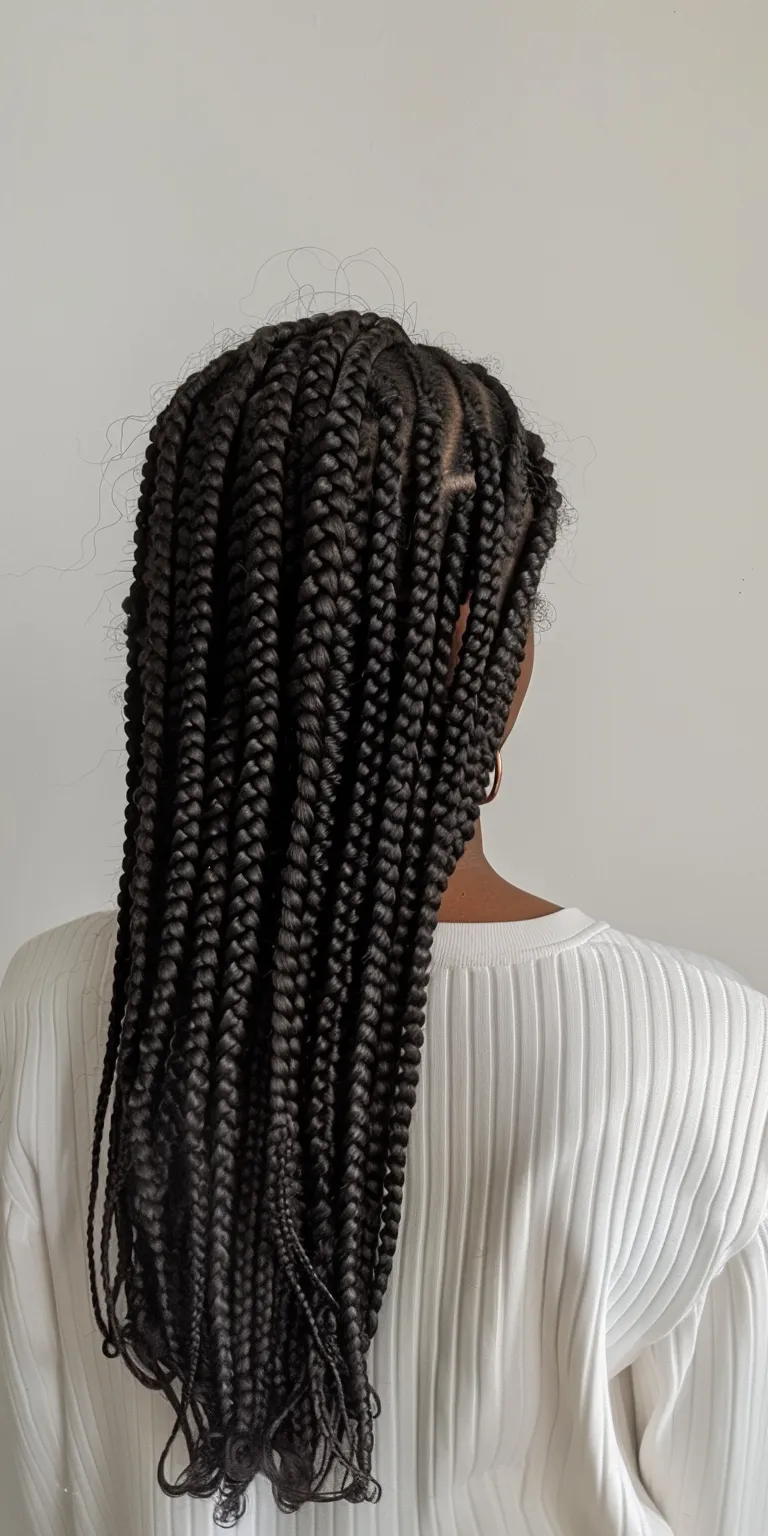 micro box braids Hair twists, Crochet braids, Waterfall Boho French twist