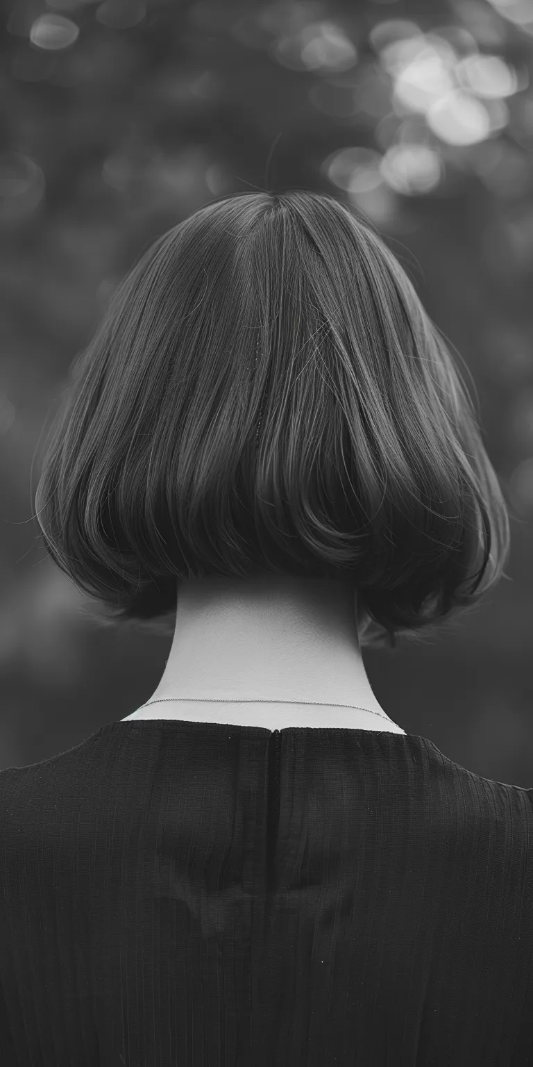 round face shape hairstyles Bob cut, Asymmetric Chignon, Butterfly haircut, Short brush cut