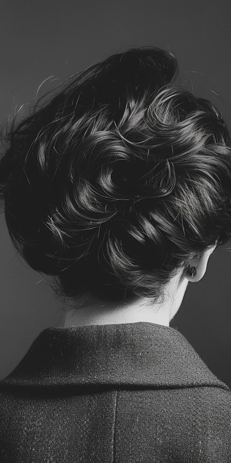 blowout hairstyle Chignon, Updo, Finger wave, Bouffant, Milkmaid braid