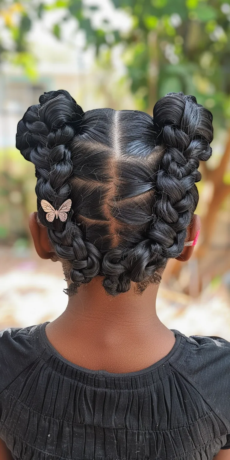 butterfly braids hairstyles Waterfall braids, French twist, Milkmaid braid, Hair twists, braid