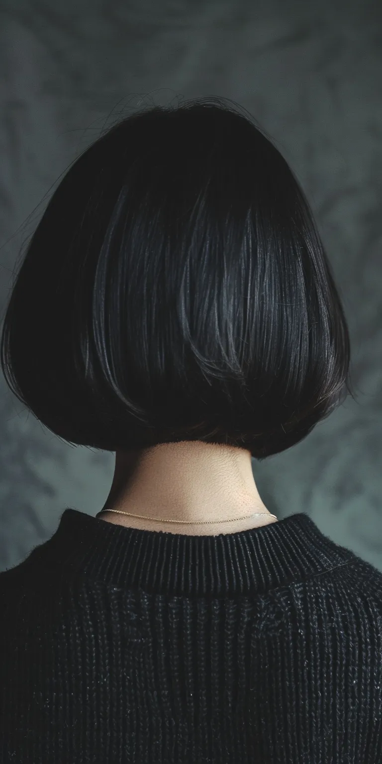 short bob haircuts Asymmetric cut, Bob Japanese women's hairstyles, Butterfly haircut, Chignon