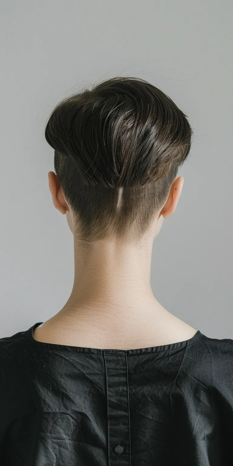 haircuts for receding hairline Asymmetric cut, Tonsure, Chignon, Pompadour, French twist