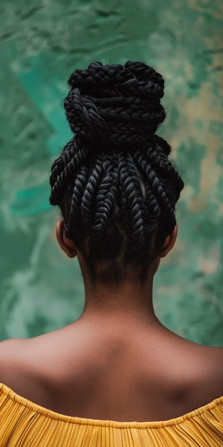 african hairstyles for ladies Hair twists, Crochet braids, French twist, Waterfall Updo