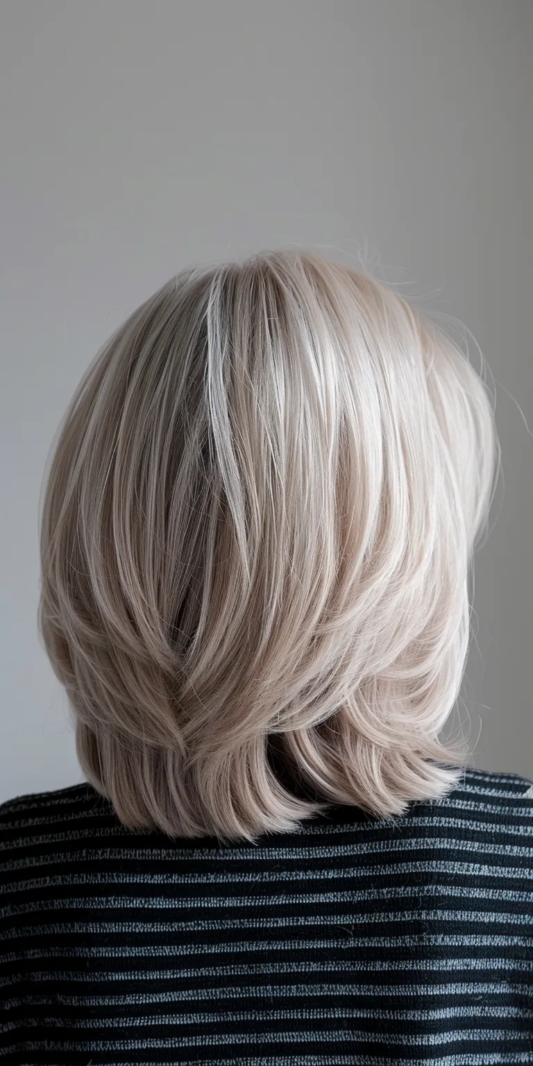 hairstyles for women over 50 Asymmetric cut, Layered hair, Digital perm, Stacked bob, Short brush cut