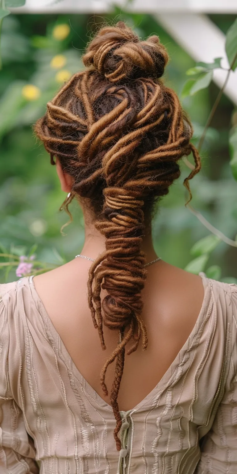 dread hairstyles for women Hair twists, Boho braids, Dreadlocks, Waterfall Braid