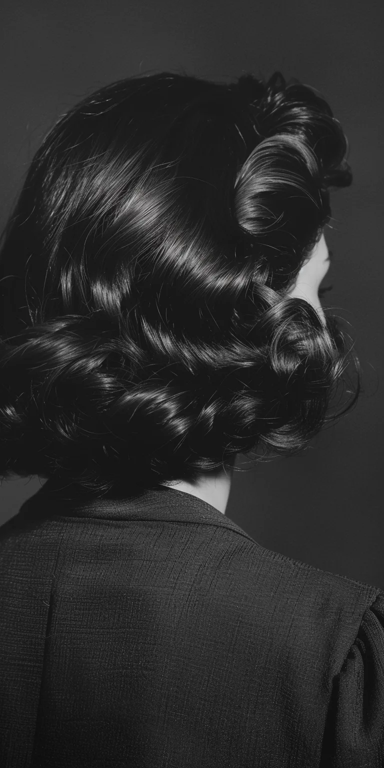 50s hairstyles women Finger wave, Chignon, Updo, Historical Christian hairstyles, Milkmaid braid