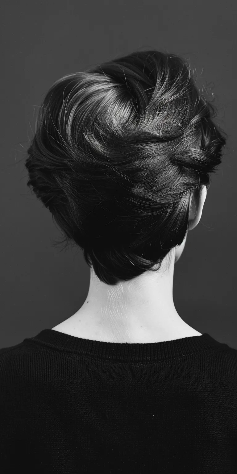 round face hairstyle man Chignon, Updo, French twist, Ballerina bun, Japanese women's hairstyles