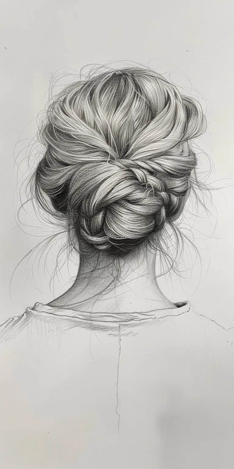 alt hairstyles Chignon, Updo, French braid, twist, Milkmaid braid