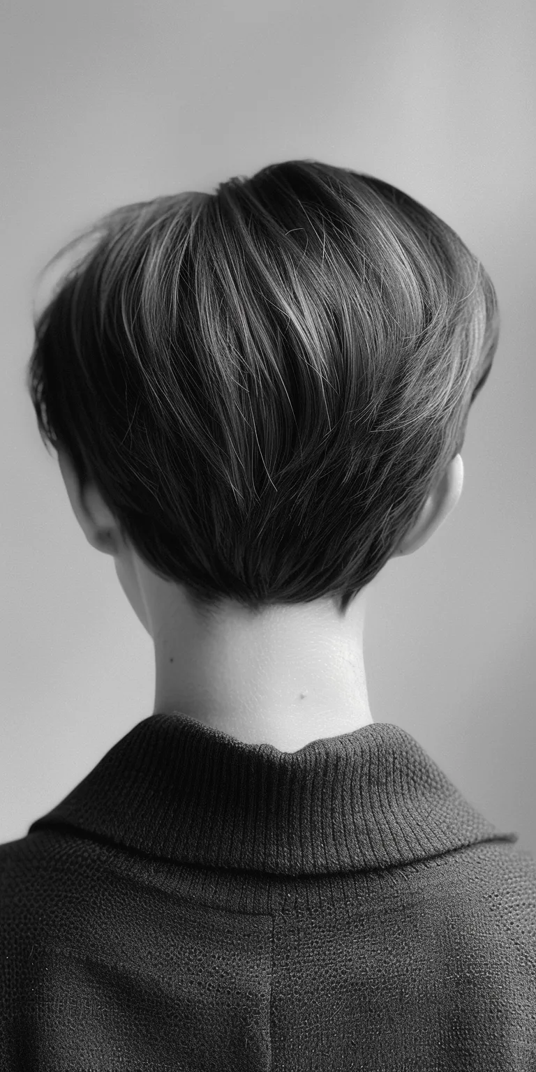 different haircuts for women Asymmetric cut, Tonsure, Short brush Chignon, Pixie cut