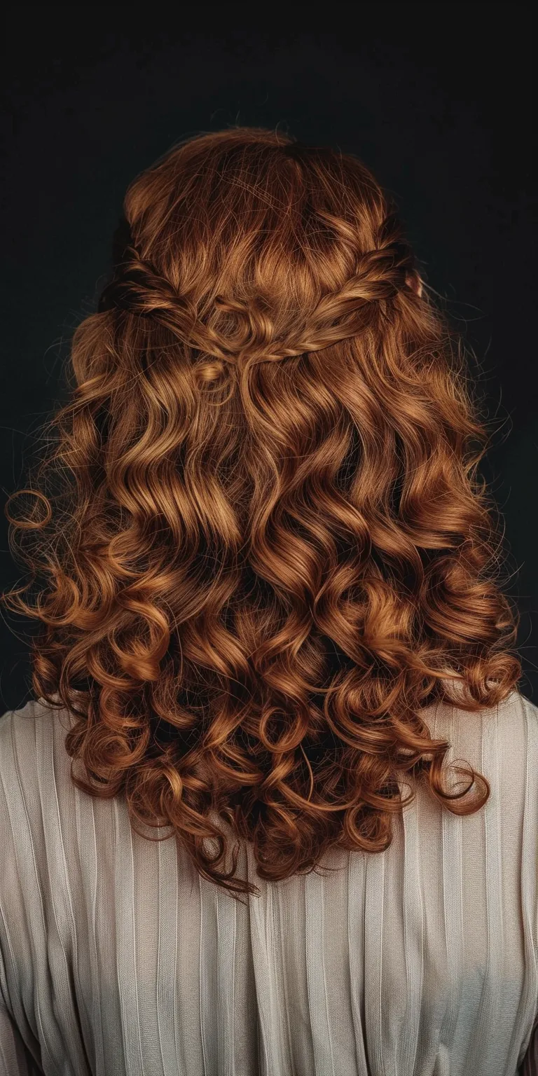 curly hair styles Ringlets, Digital perm, Hair crimping, Curly hair, Historical Christian hairstyles