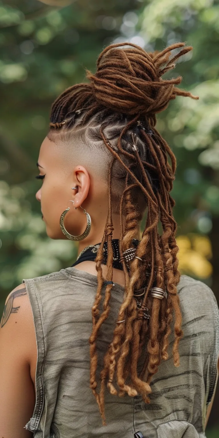 dreadlocks styles Cornrows, Mohawk, Hair twists, Dreadlocks, Crochet braids