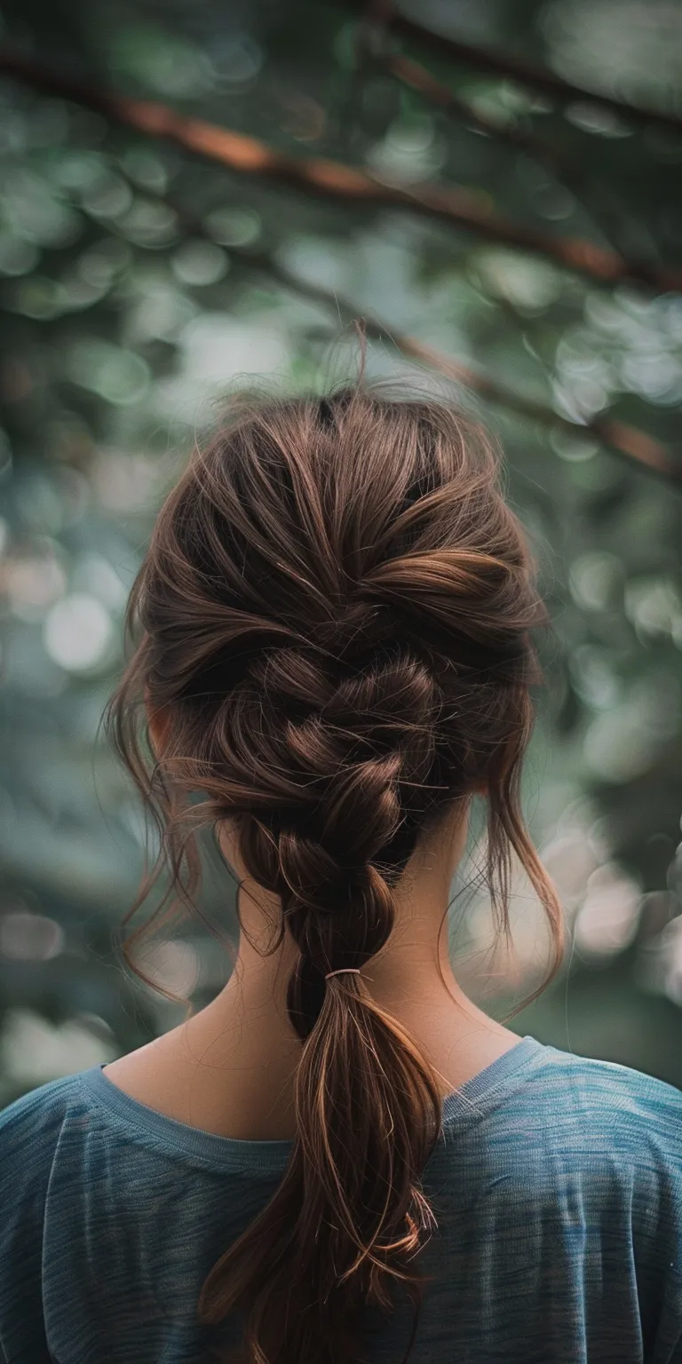 list of hair styles Updo, French braid, Braid, Chignon, Milkmaid braid