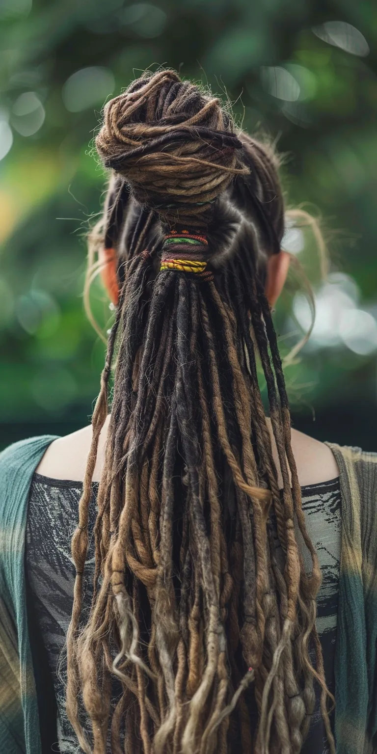 dreads hairstyles for ladies Dreadlocks, Hair twists, Boho braids, crimping, Cornrows