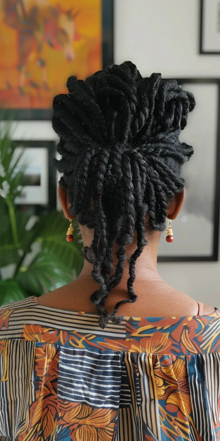 soft locs Crochet braids, Hair twists, Waterfall Boho Dreadlocks