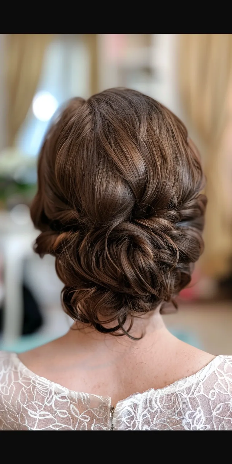 wedding guest hairstyles Updo, Waterfall braids, French twist, Milkmaid braid, Chignon