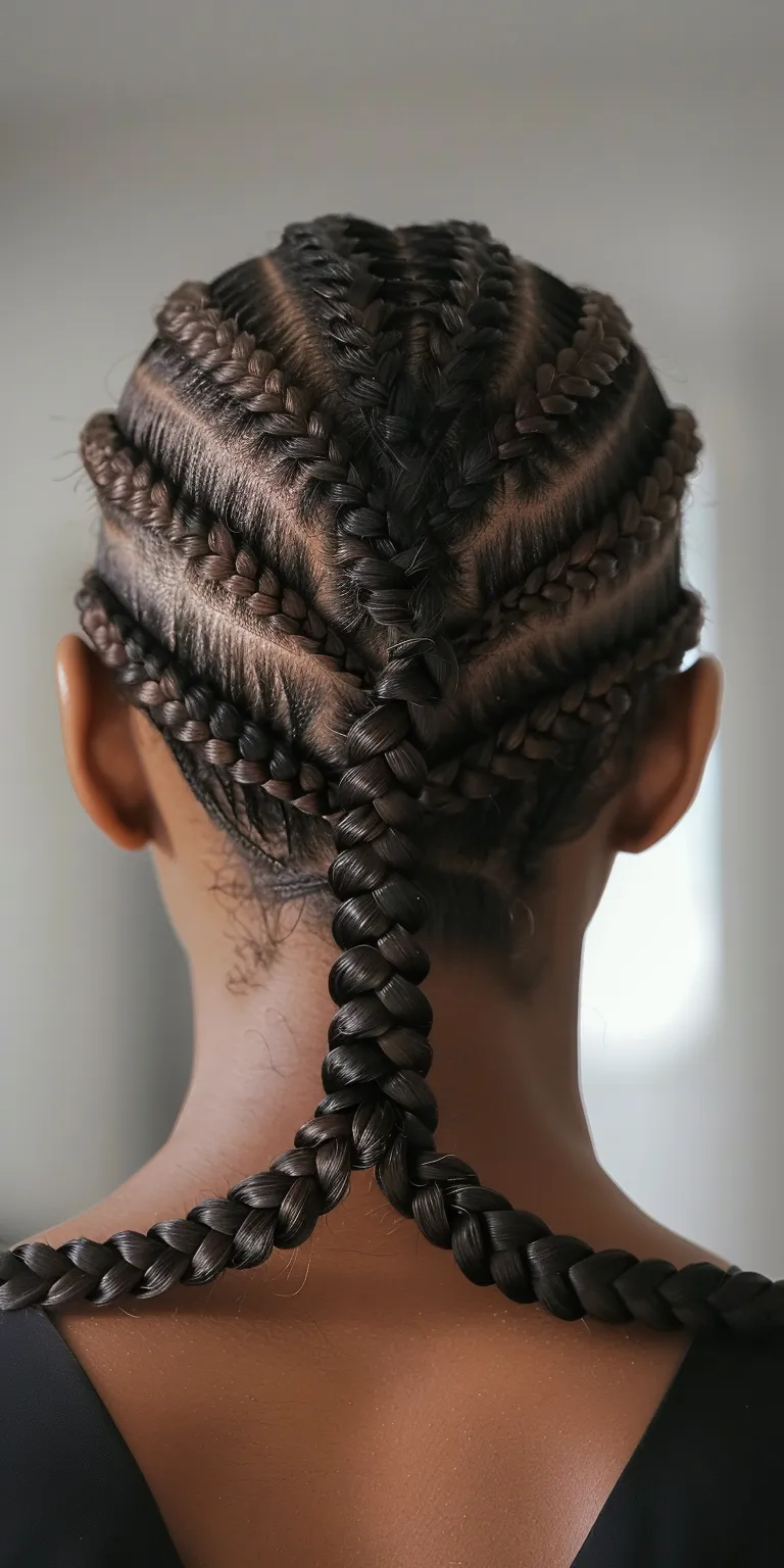 cornrow hairstyles for women Waterfall braids, Hair twists, Crochet French twist, Cornrows