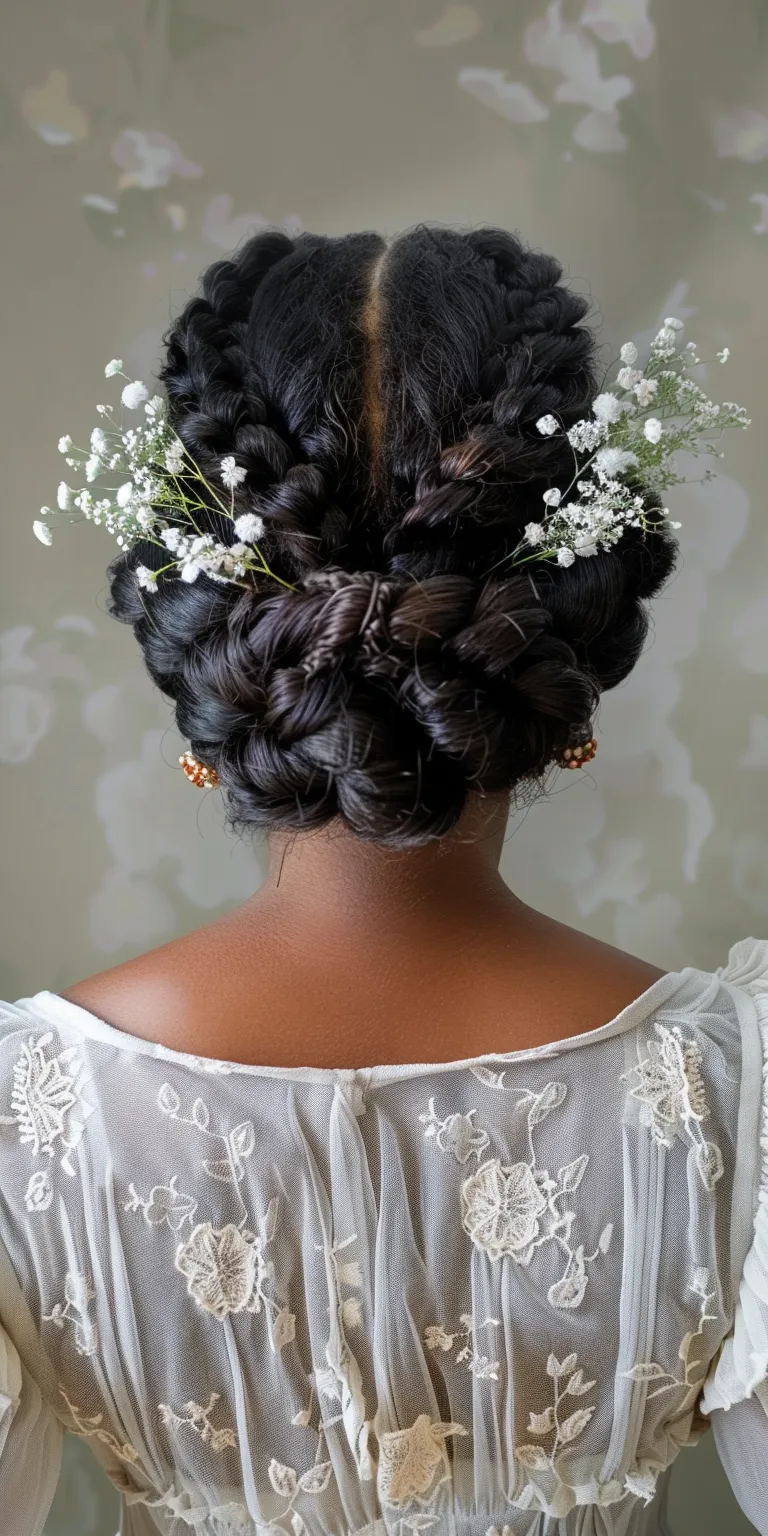 easter hairstyles Milkmaid braid, Updo, Boho braids, Historical Christian hairstyles, Waterfall braids