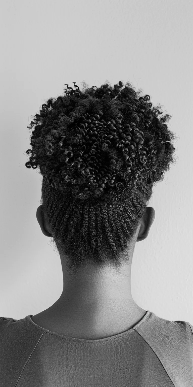 lines hairstyles Afro puffs, Kinky hair, Crochet braids, Digital perm, Hair twists