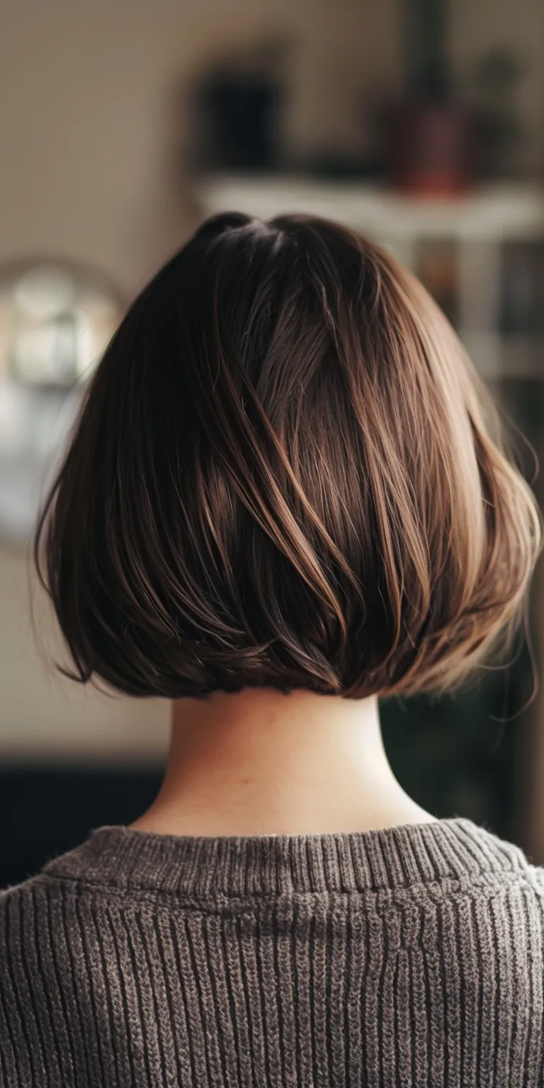 round face shape hairstyles Asymmetric cut, Bob Chignon, Layered hair, Pixie cut