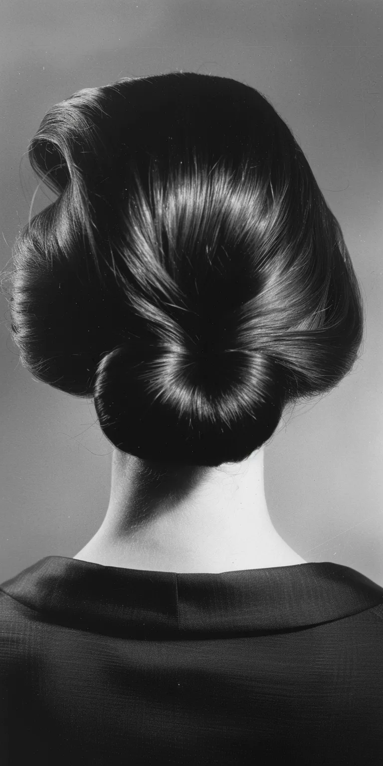 ducktail hairstyle Chignon, Bouffant, Updo, Pompadour, French twist