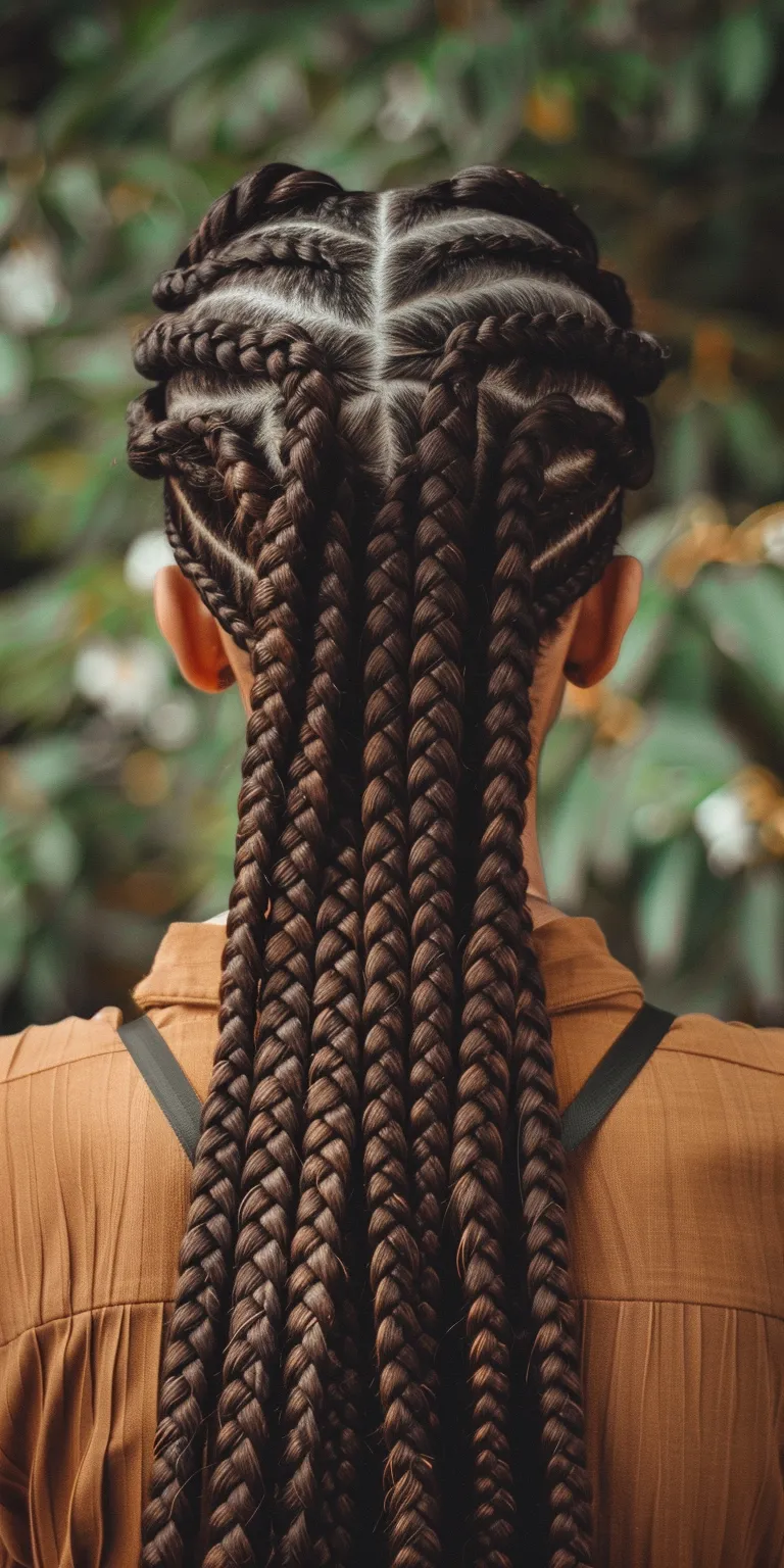 box braids women Hair twists, Cornrows, Crochet braids, Waterfall Dreadlocks