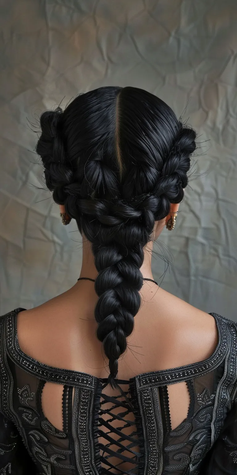 chola hairstyles Waterfall braids, French braid, twist, Braid, Hair twists