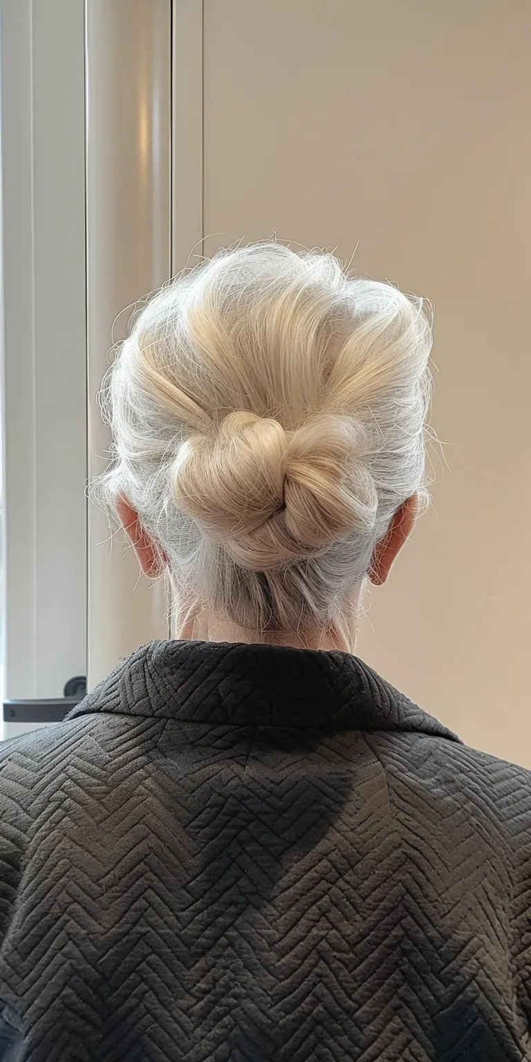 helen mirren hairstyles Updo, Ballerina bun, Chignon, French twist, Milkmaid braid