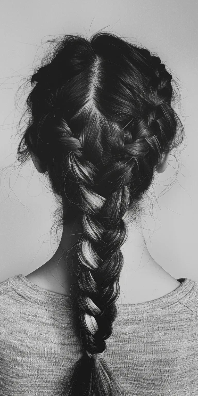 simple braid hairstyles French braid, Waterfall braids, Braid, Boho Hair twists