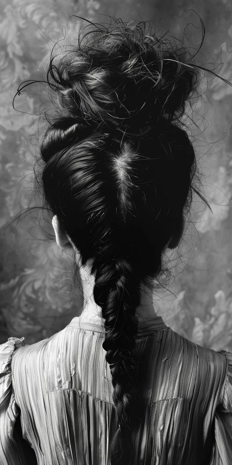 vampire hairstyles French braid, Chignon, Updo, twist, Braid