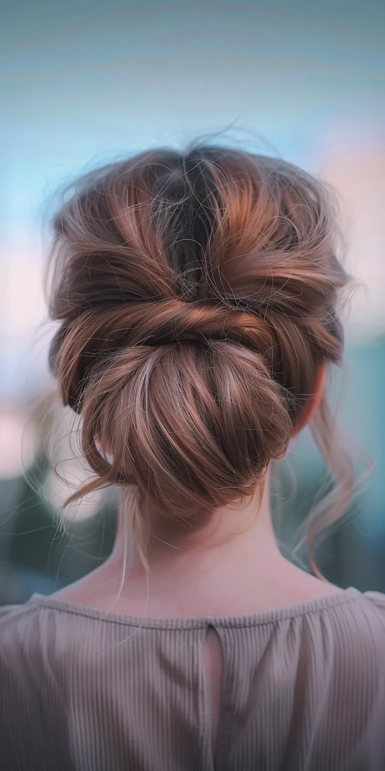 different types of hairstyles Updo, Chignon, Ballerina bun, French twist, Milkmaid braid