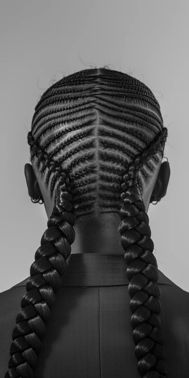 thick braids Hair twists, Crochet braids, Waterfall French twist, Cornrows