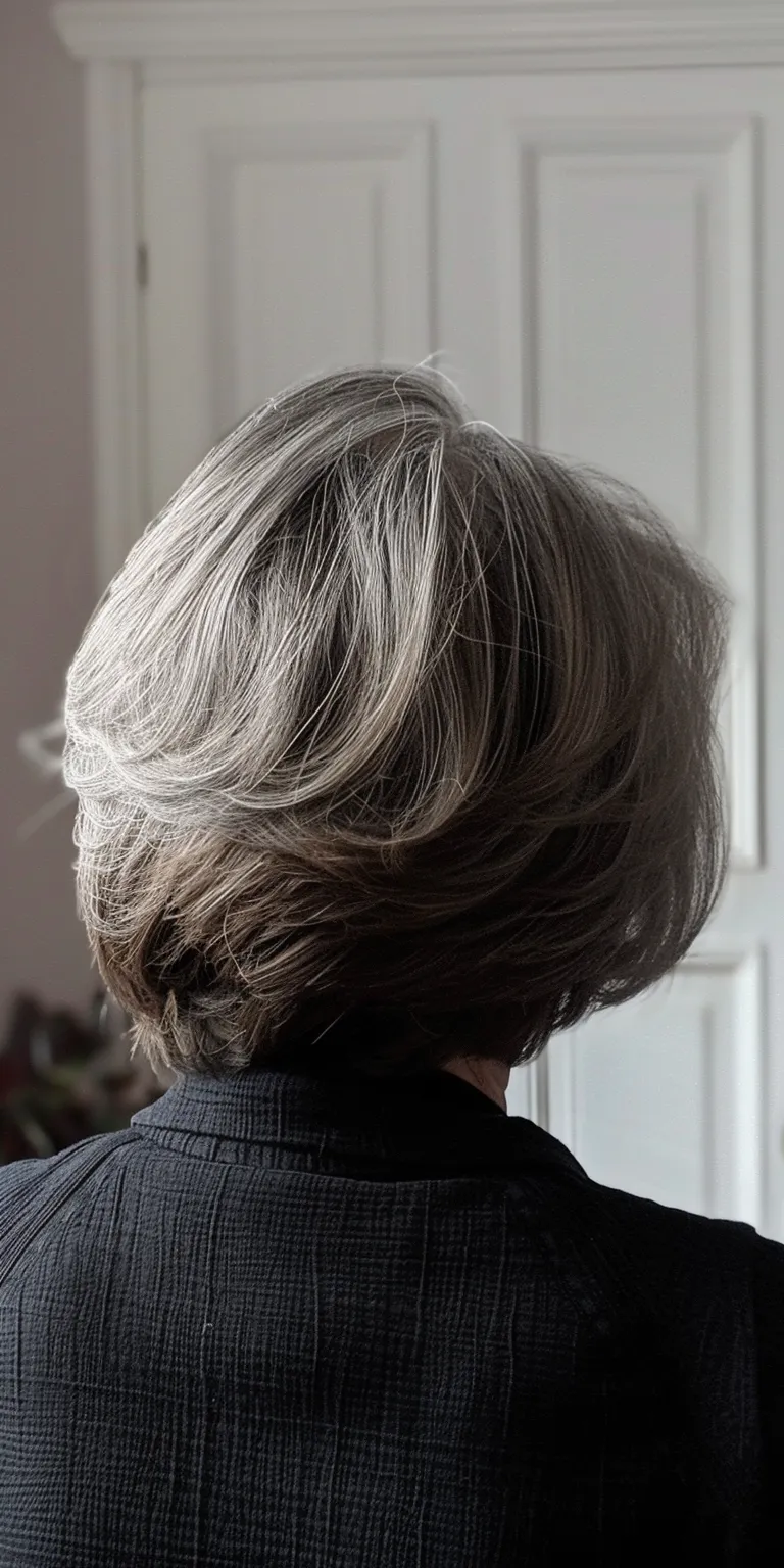 hair styles for older ladies Chignon, Digital perm, Layered hair, Historical Christian hairstyles, Finger wave