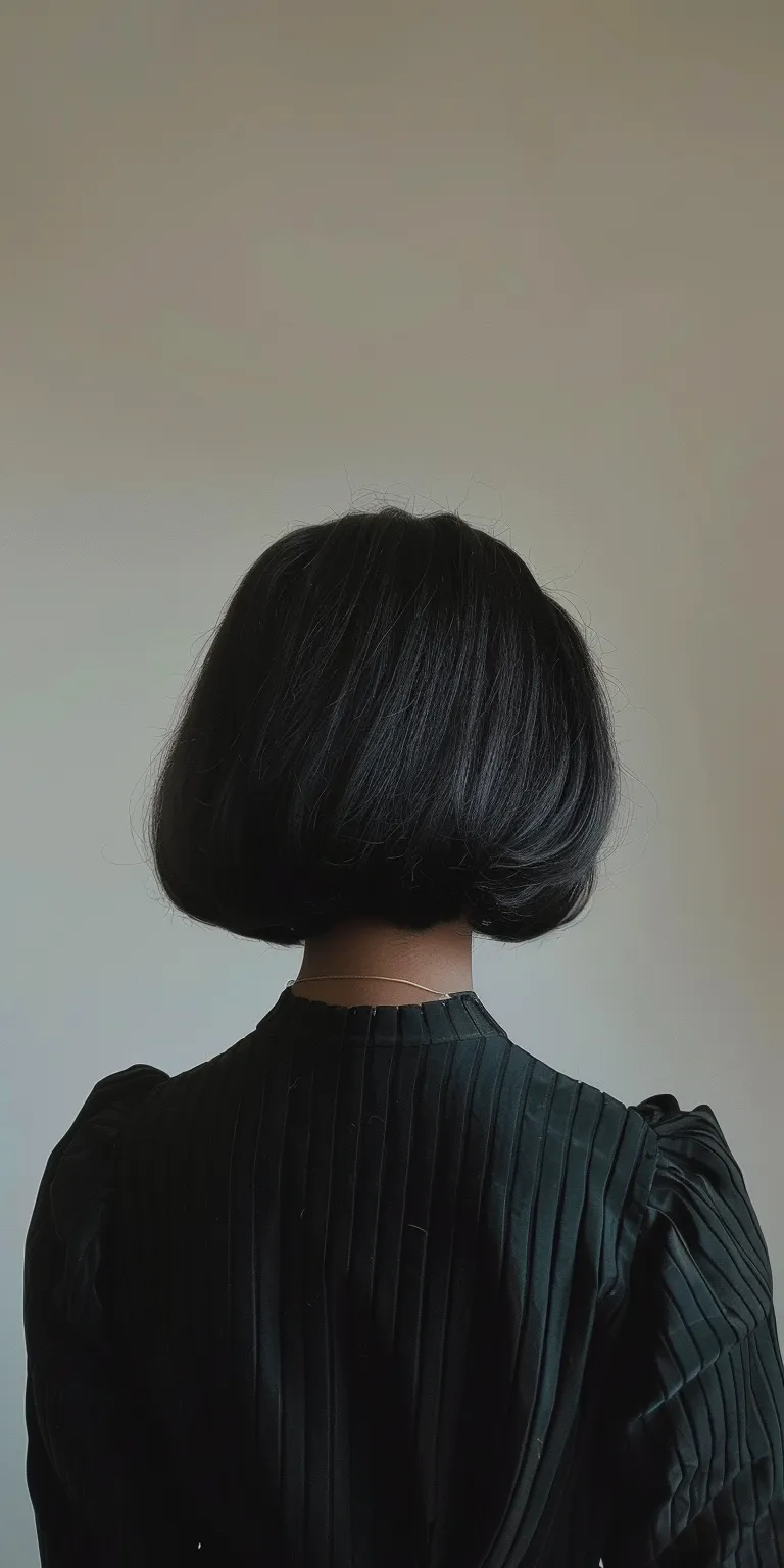 90s hairstyles women Asymmetric cut, Short brush Bob Finger wave, Pompadour