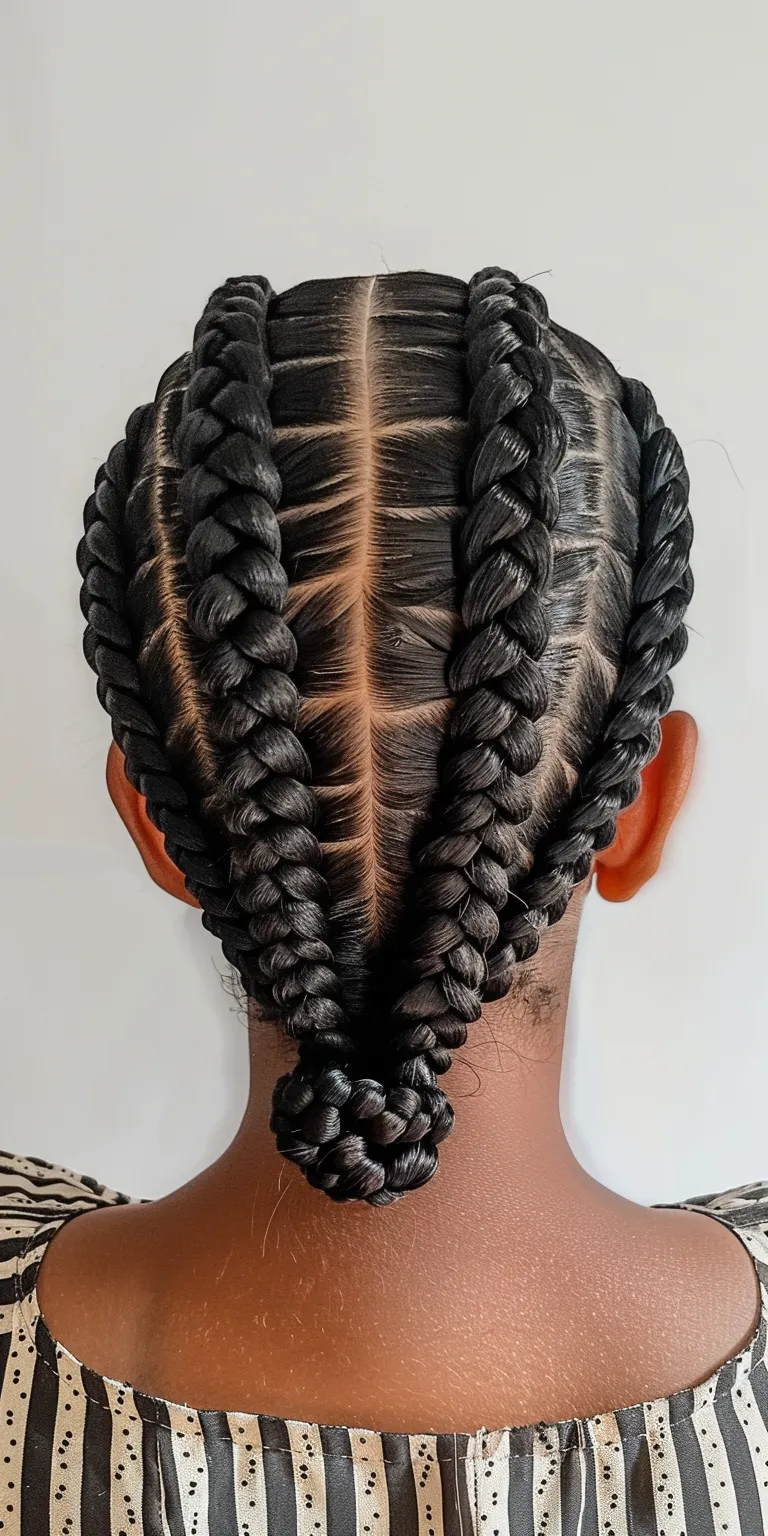 knotless braids hairstyles Waterfall braids, Hair twists, French twist, braid, Cornrows