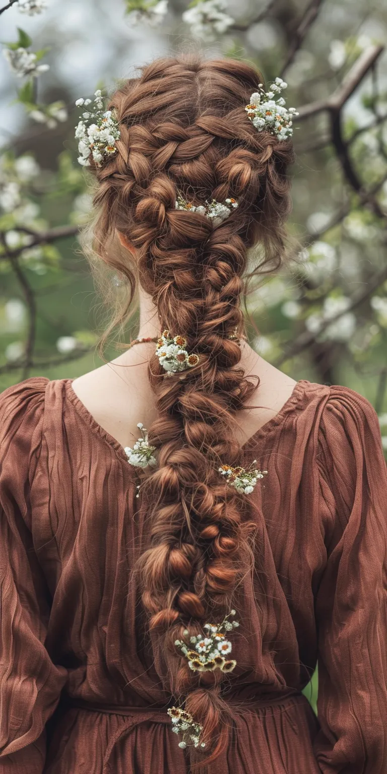 fairy hairstyles Boho braids, Milkmaid braid, Updo, Historical Christian hairstyles, Braid