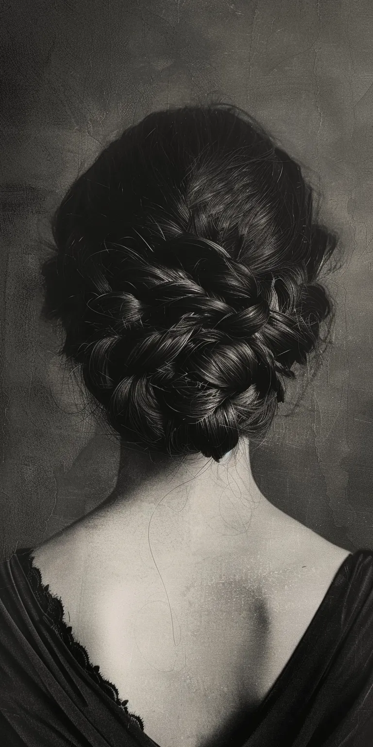 up do hair styles Chignon, Milkmaid braid, Updo, French twist