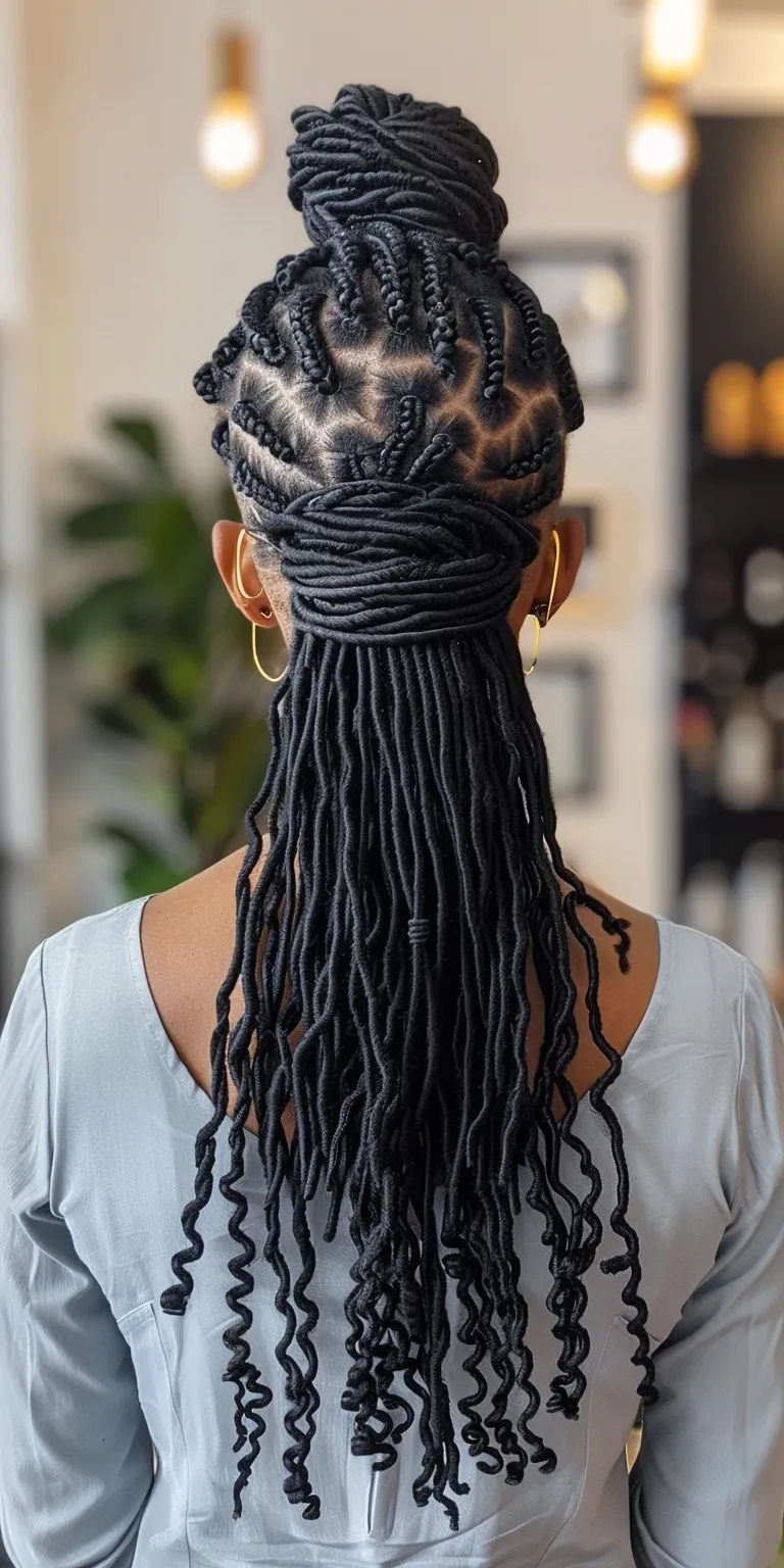 butterfly locs hairstyles Hair twists, Waterfall braids, Crochet Dreadlocks, French twist