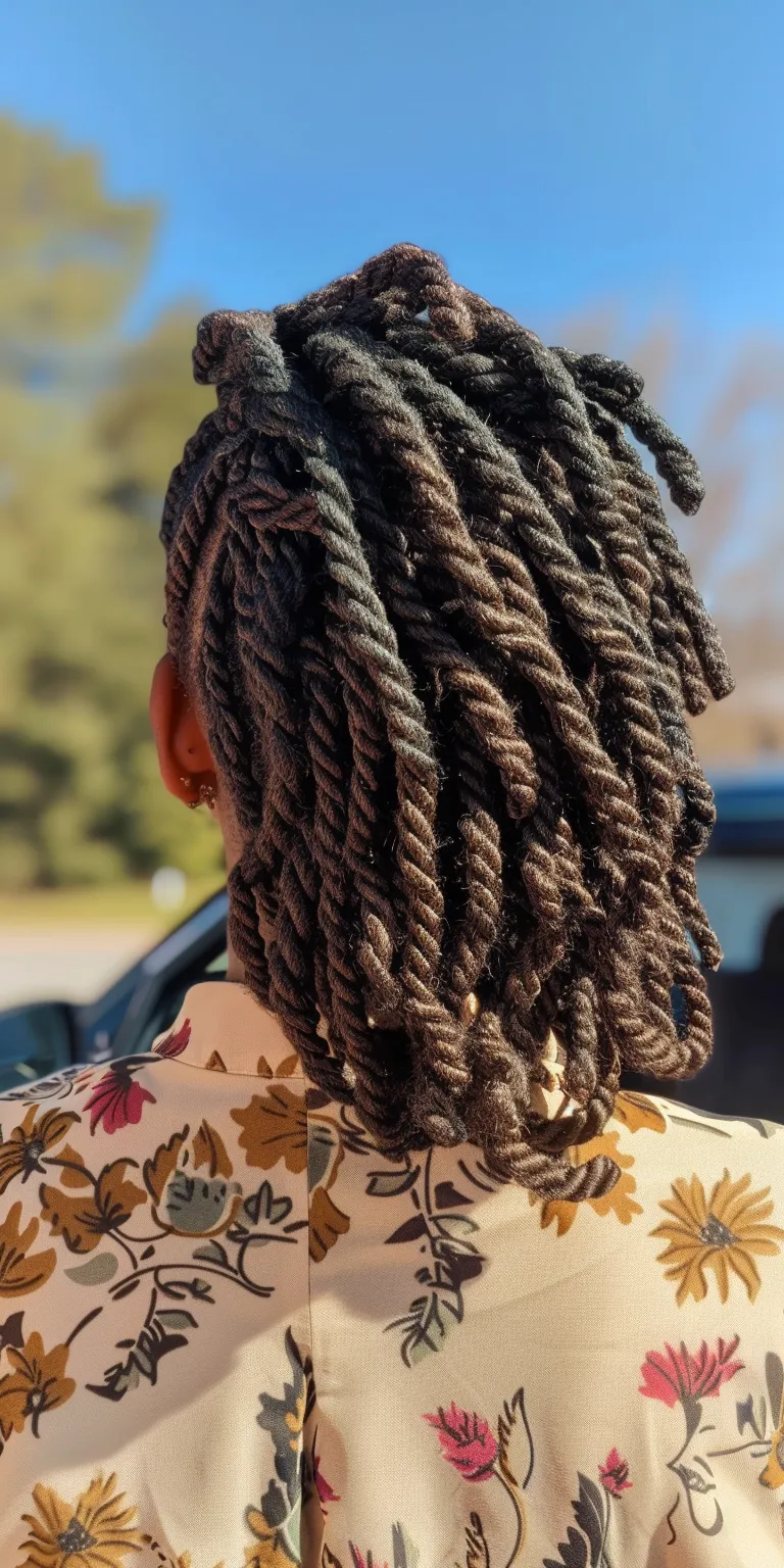 twist locs Hair twists, Crochet braids, Waterfall Boho Dreadlocks