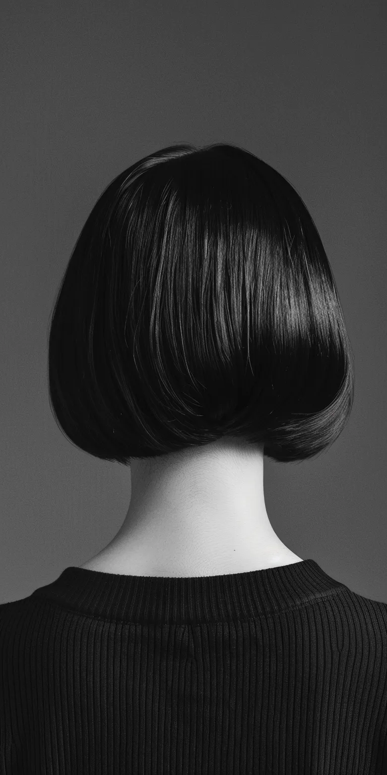 short bob haircuts Asymmetric cut, Bob Chignon, Tonsure, Finger wave