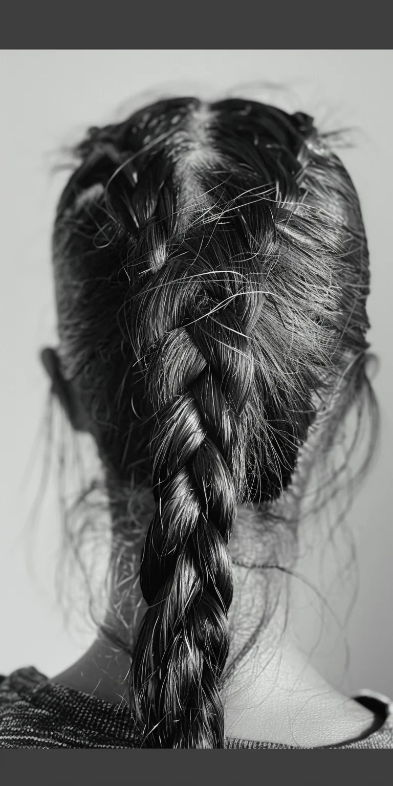 invisible braids French braid, Braid, Hair twists, Milkmaid Boho