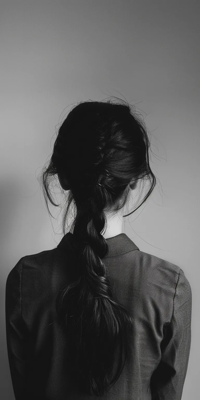 androgynous hairstyles French braid, Chignon, Braid, Updo, Milkmaid braid