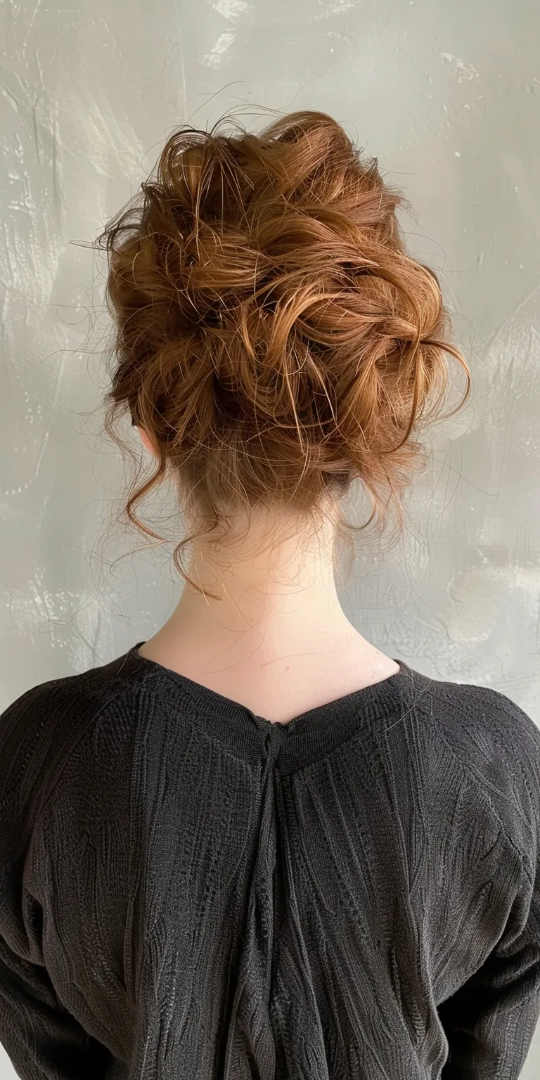 low haircuts Updo, Ballerina bun, Digital perm, French twist, Milkmaid braid