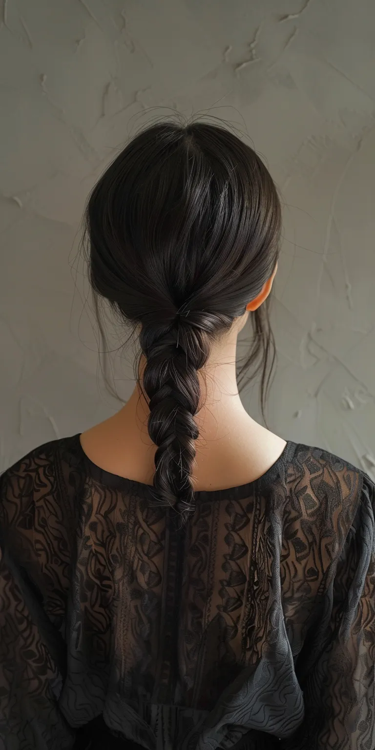 korean hair styles French braid, Waterfall braids, Braid, Milkmaid twist