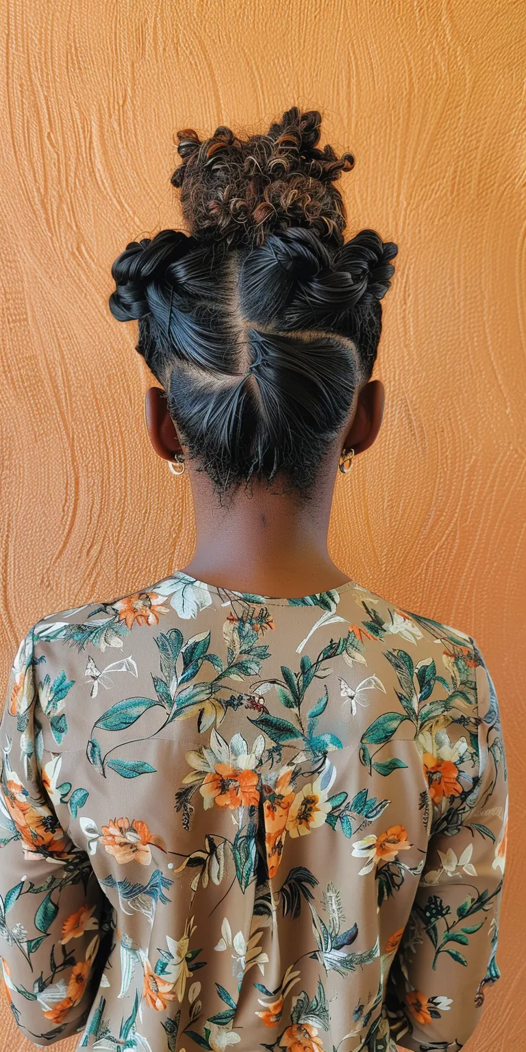 loc n twist gel Chignon, French twist, Updo, Milkmaid braid, Finger wave