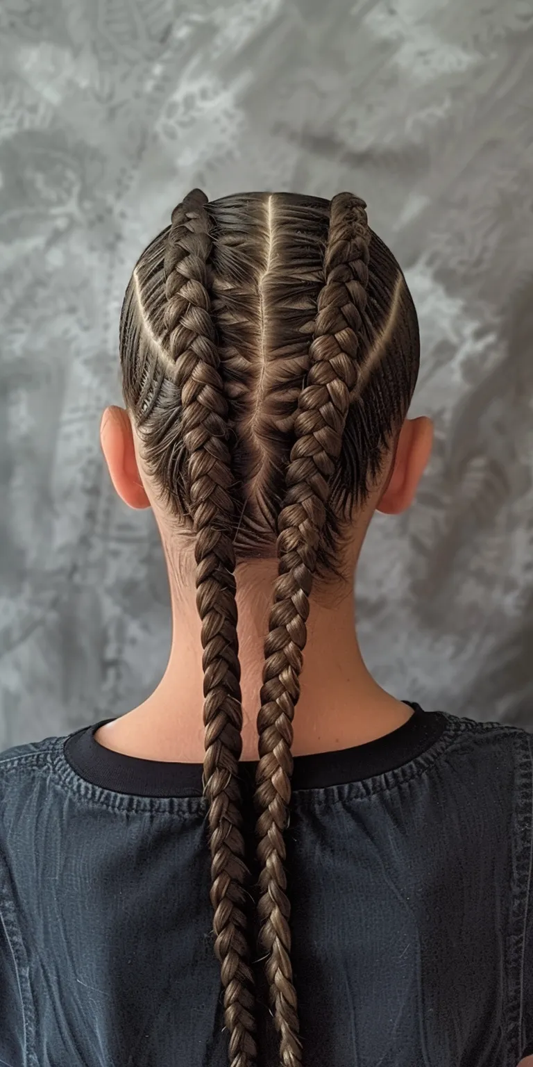 individual braids Waterfall braids, French braid, Cornrows, Braid, twist